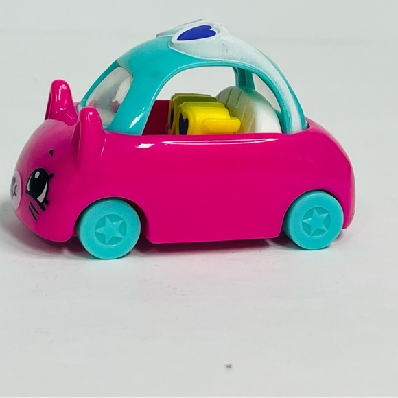 shopkins cutie car mcdonalds restaurant fast food pink teal - Picture 1 of 6